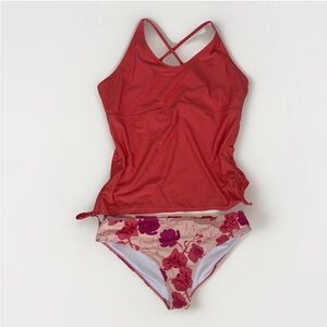 BeachSissi 2- piece Tankini  Swimsuit size Large Beach Vacation Tropical